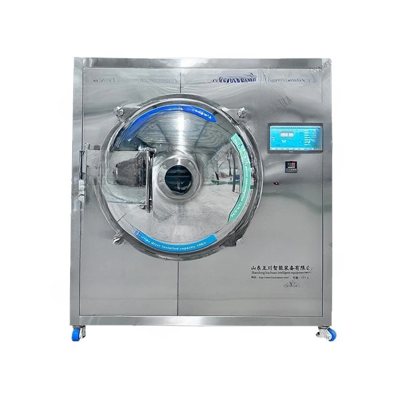 Automatic fruit and vegetable freeze dryer, fruit flower tea vacuum freeze dryer, small food freeze drying equipment