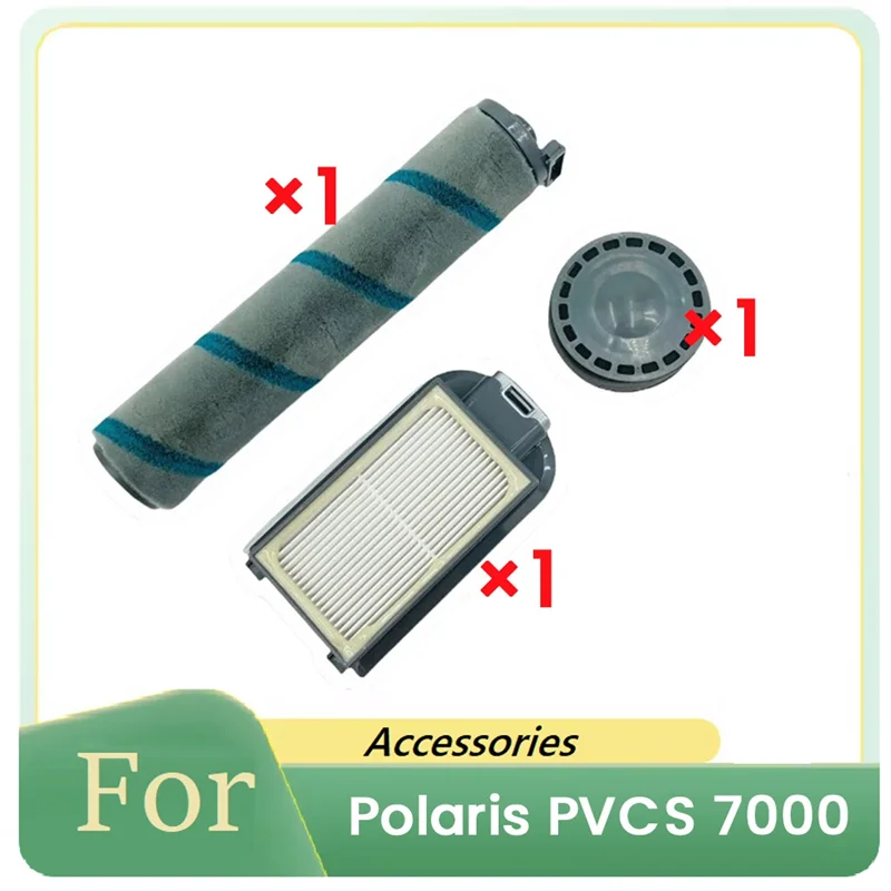 

A69efor Polaris PVCS 7000 Sweeping Robot Accessories Filter Cotton Hepa Filter Roller Brush Cleaner Parts Replacement