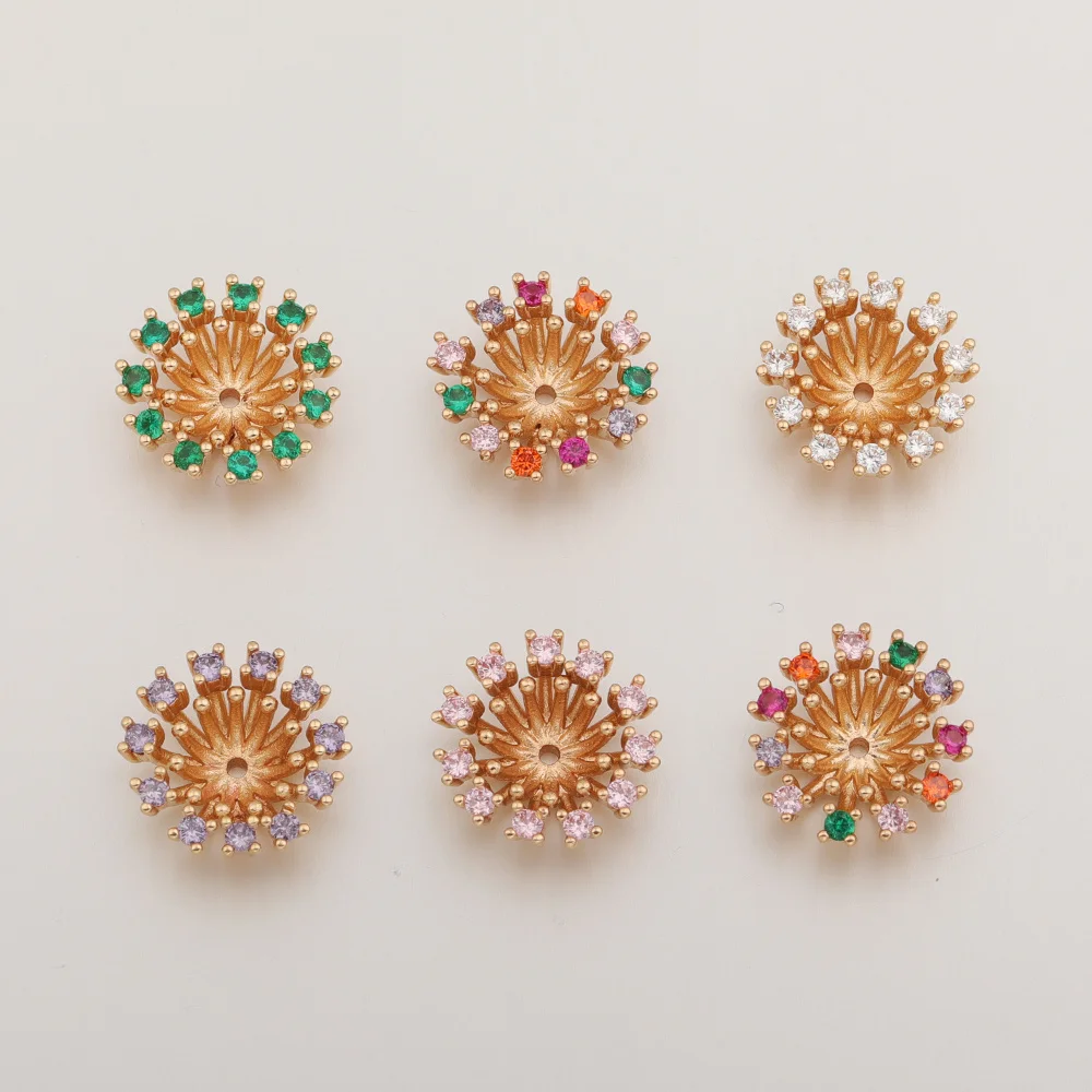 

Cordial Design 50Pcs 15*15MM Bracelets Accessories/Hand Made/Copper Spacers/Flower Shape/Jewelry Findings & Components #193928