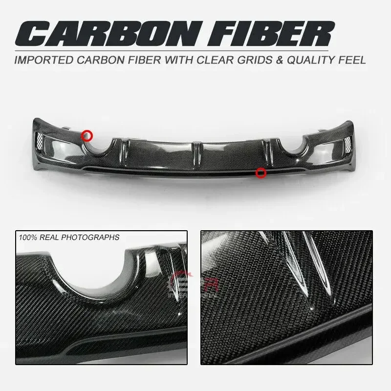 For BMW F22 Carbon Fiber MT-Style Rear Bumper Diffuser Lip BodyKits AddOn