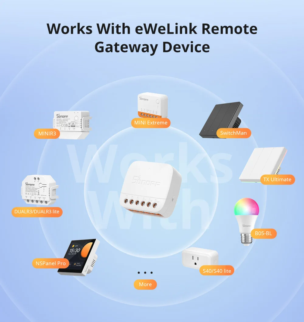 SONOFF Extreme Switch Mate S-MATE2 eWeLink-Remote Control via Smart Switch for Smart Home Work with Alexa Google Home IFTTT