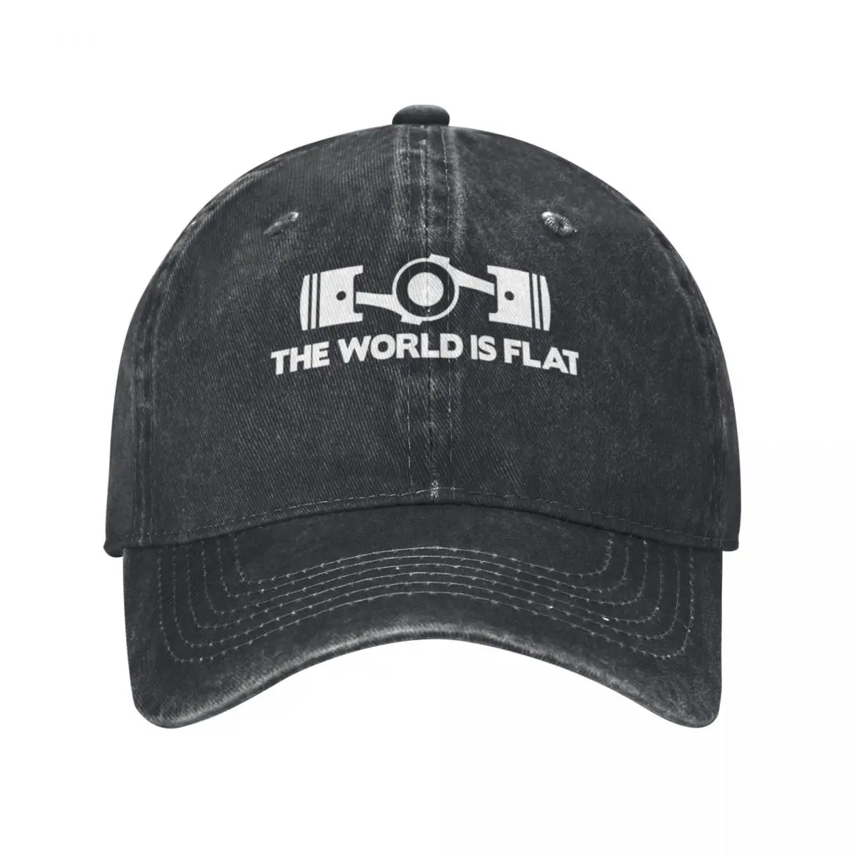 De Wereld Is Platte Racerback Baseballpet Katoenen Hoeden Cowboy Caps Unisex