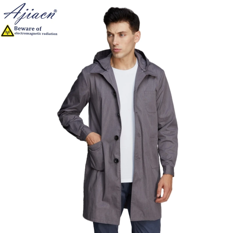 

Recommend anti-radiation hooded overcoat Mobile phone, computer, WIFI, microwave Electromagnetic radiation shielding clothes
