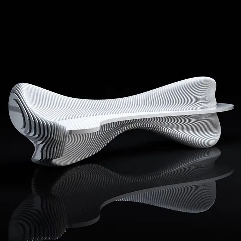 ZK مكتب أمامي عصري على شكل خاص، طاولة ترحيب بسيطة وحديثة لأمين الصندوق #4