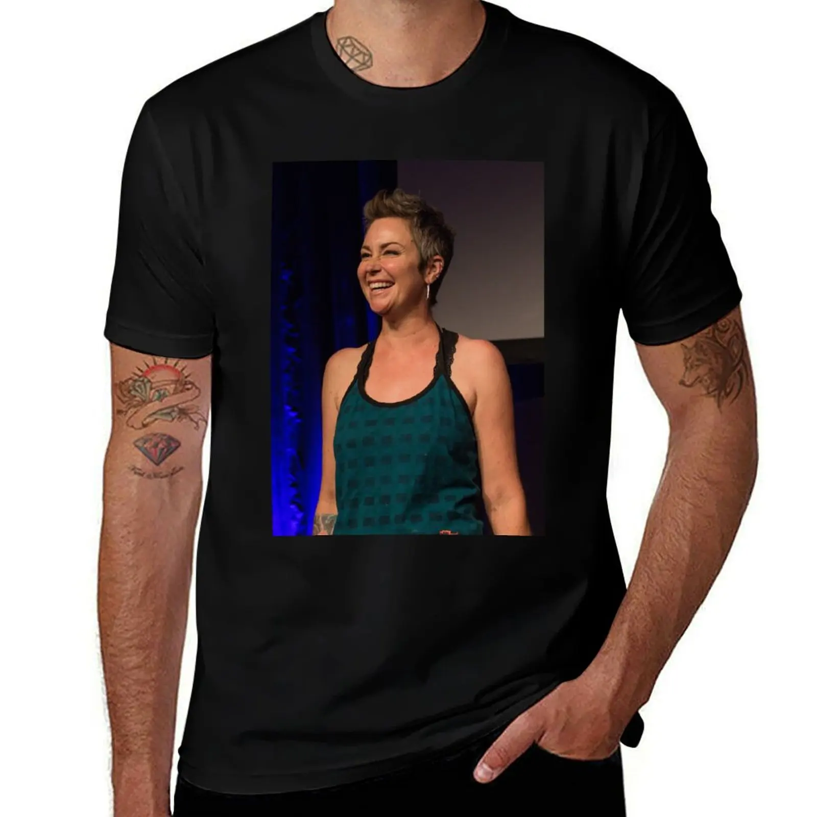 Kim Rhodes - Germany 2017 T-Shirt High Elasticity Sports Tee Shirt