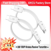 XIKCU 30M 1080P Wireless Receiver Transmitter HDMI-Compatible Video Audio Extender Display Adapter Dongle For TV Box Monitor PC