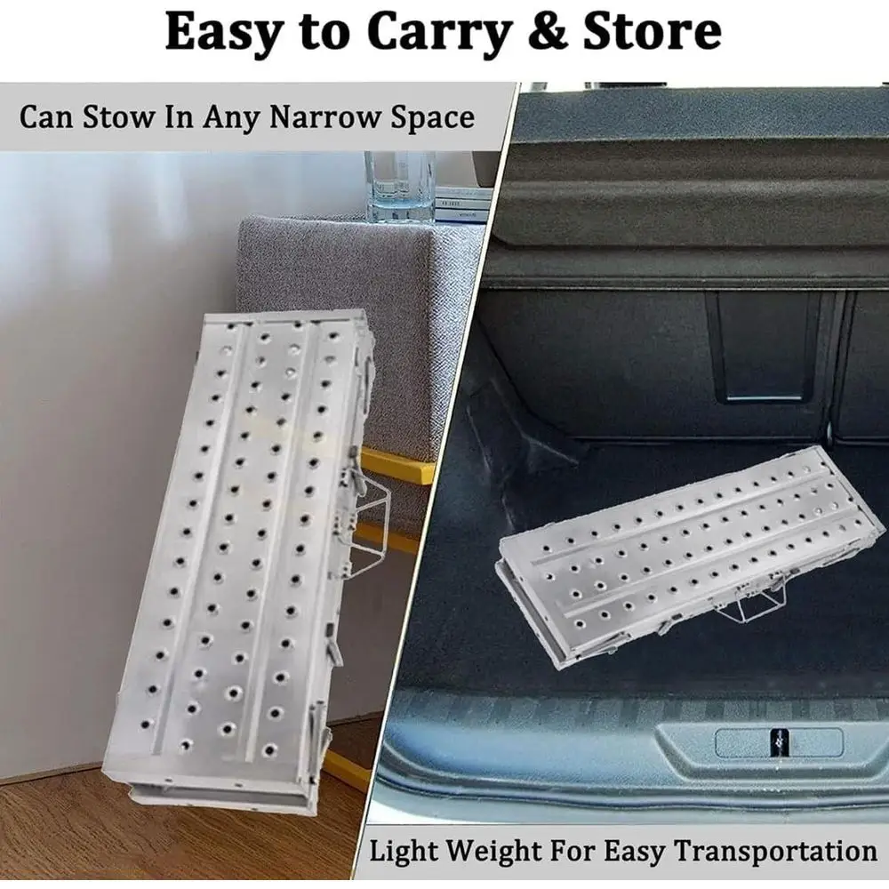 Adjustable Height Foldle Scaffold Ladder for Indoor & Outdoor Use (140cm)