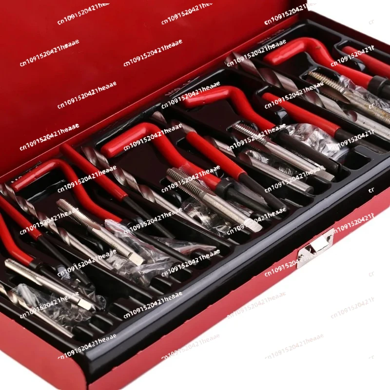 

Набор для ремонта резьбы, профессиональный инструмент для гаражной мастерской, аналог Helicoil