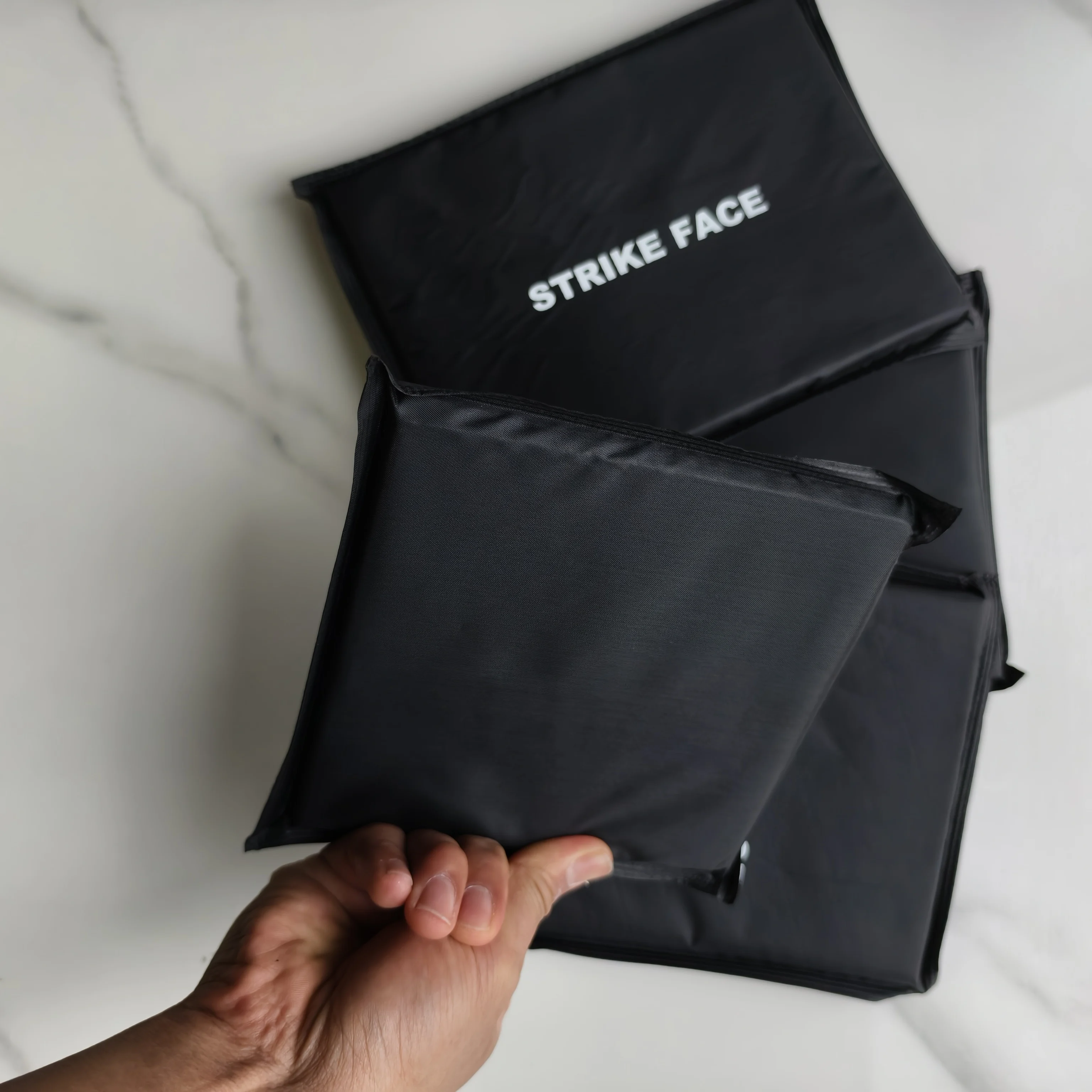 2 Stück Weiche Platten 6x6, 6x8 Jagd-Sportweste PE-Material Soft III---A Taillenplatten Selbstverteidigung Sicherheitsschutz Schild für den Körper – Detail 7