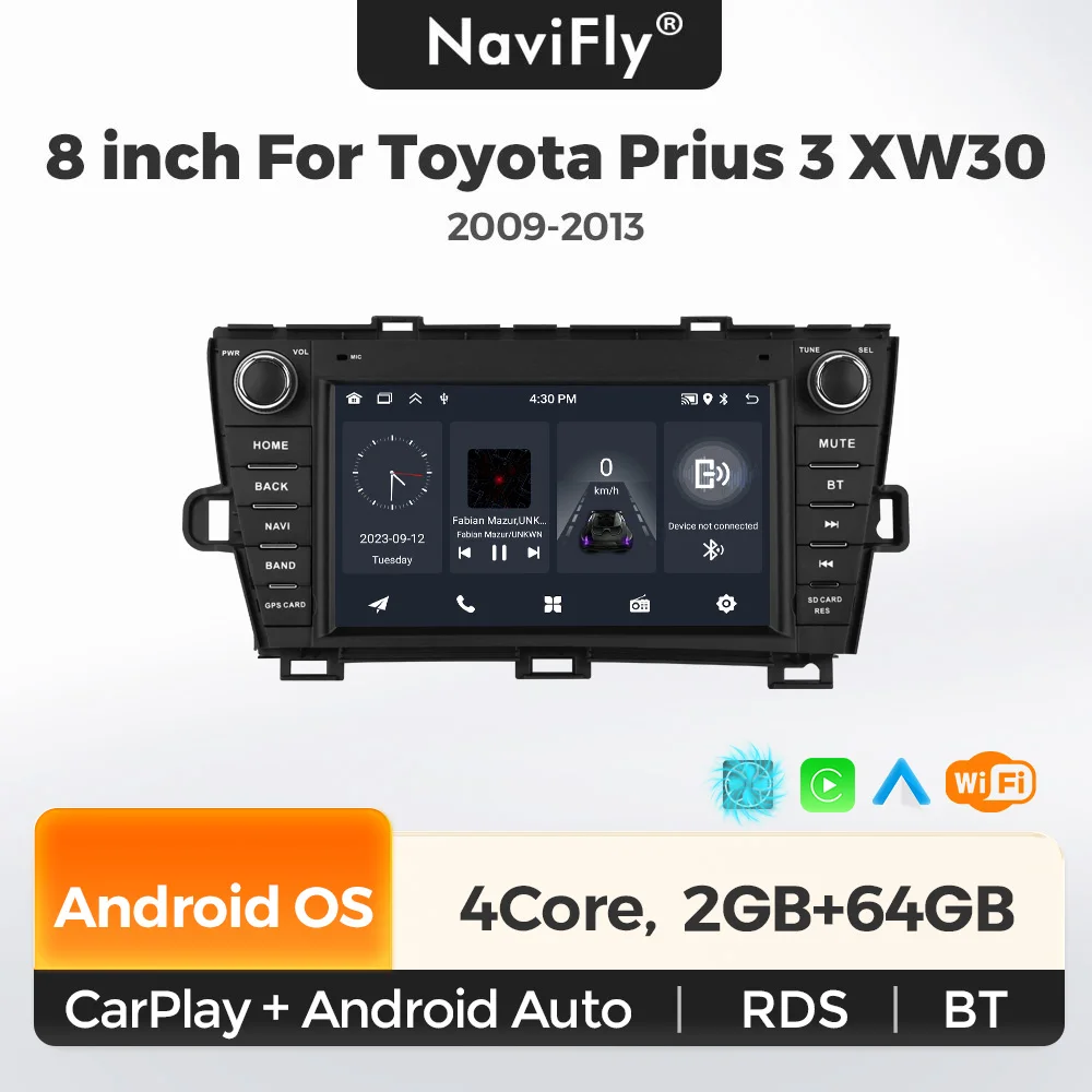 NaviFly Wireless CarPlay Android Auto 8