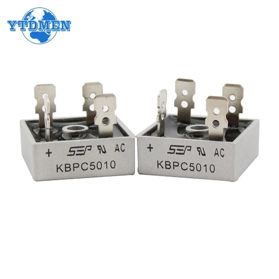 2PCS/5PCS Diode Bridge Rectifier KBPC5010 50A 1000V Rectifiers