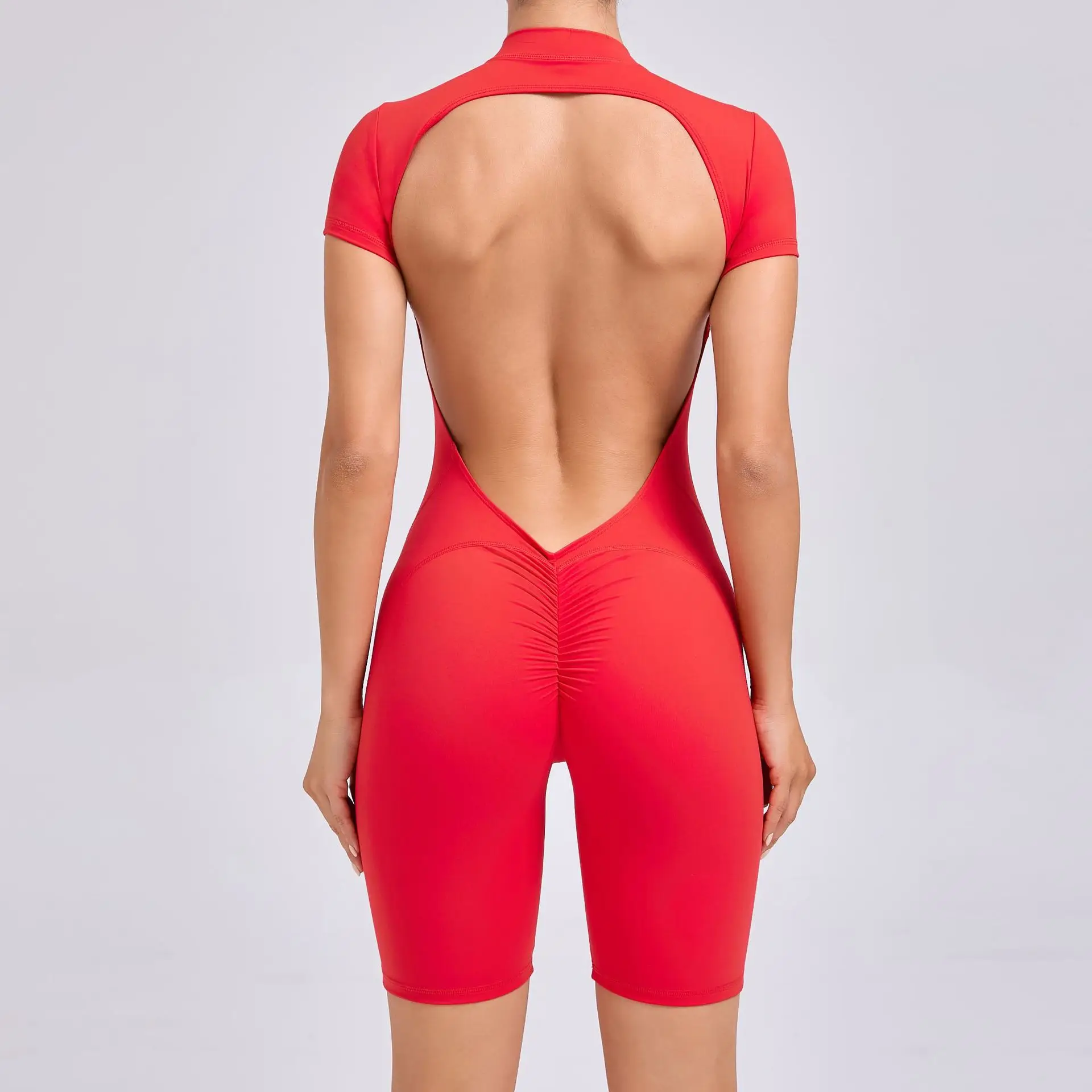 

Sports Suit Women Short Fitness Suit with Padding Training Clothing for Women One-Piece Sexy Gym Set Women Suits Sportswear