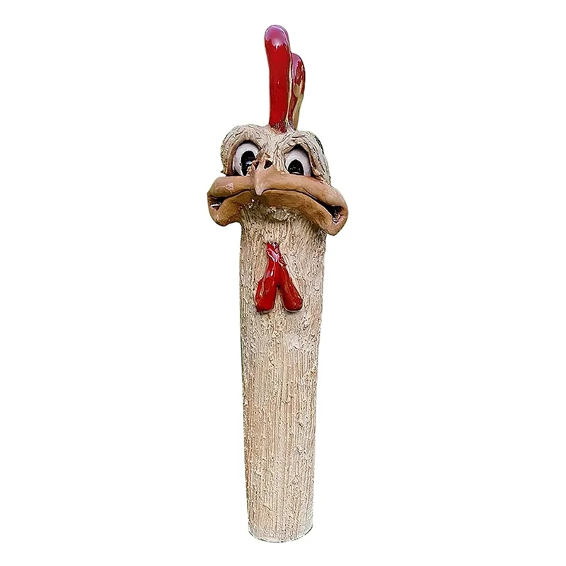 1Pc Fun Hidden Chicken Garden Decoration This Funny Chicken Will Liven Up Your Garden Funny Long