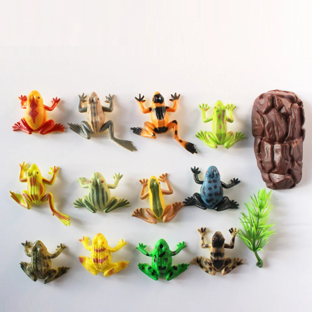 12pcs Simulation Tropical Model PVC Toy Set Gifts for Kids Children Students figure toy plastic figure