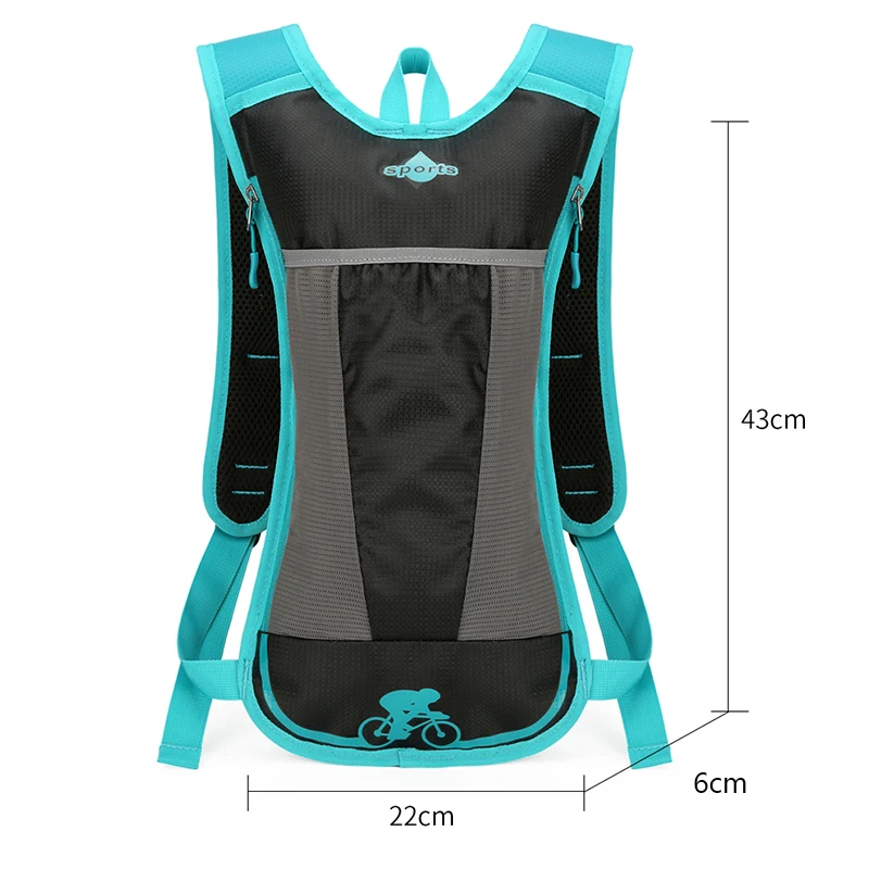 حقيبة ظهر توبوشين للترطيب للمشي لمسافات طويلة وركوب الدراجات والجري، حقيبة ظهر شبكية قابلة للتنفس ومتوافقة مع مثانة المياه في الهواء الطلق #3