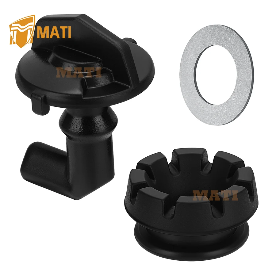 M MATI Hood Latch Toggles + Grommets & Washers Kit for Polaris RZR 570 800 900 2008-2022 7081500