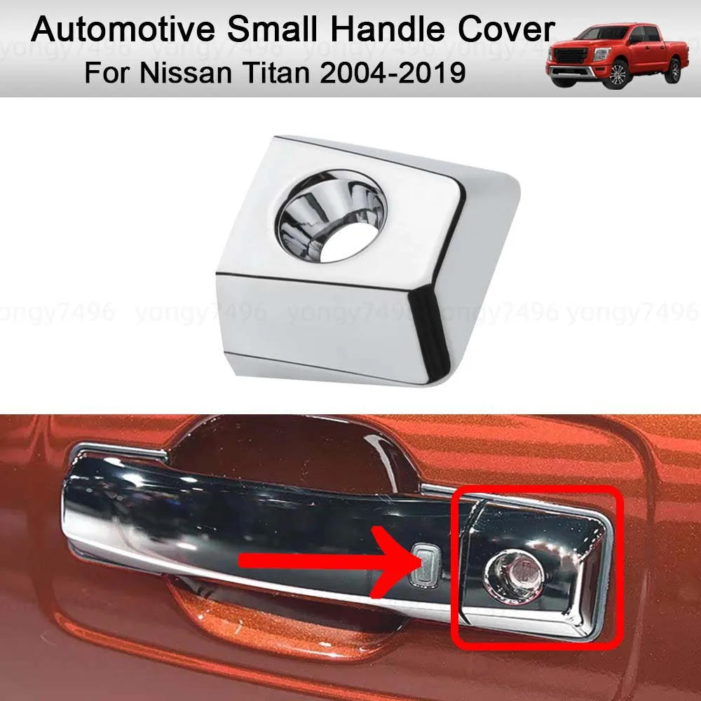 車のアクセサリー自動車小型ハンドルカバー日産タイタン-2004-2019-電気メッキ-80647-zc00a-車の装飾アップグレード