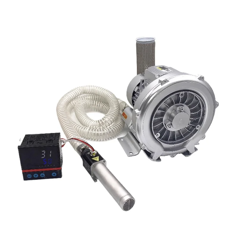 Industrial Heat Gun Digital Display Hot Air Blower With Compressed Air