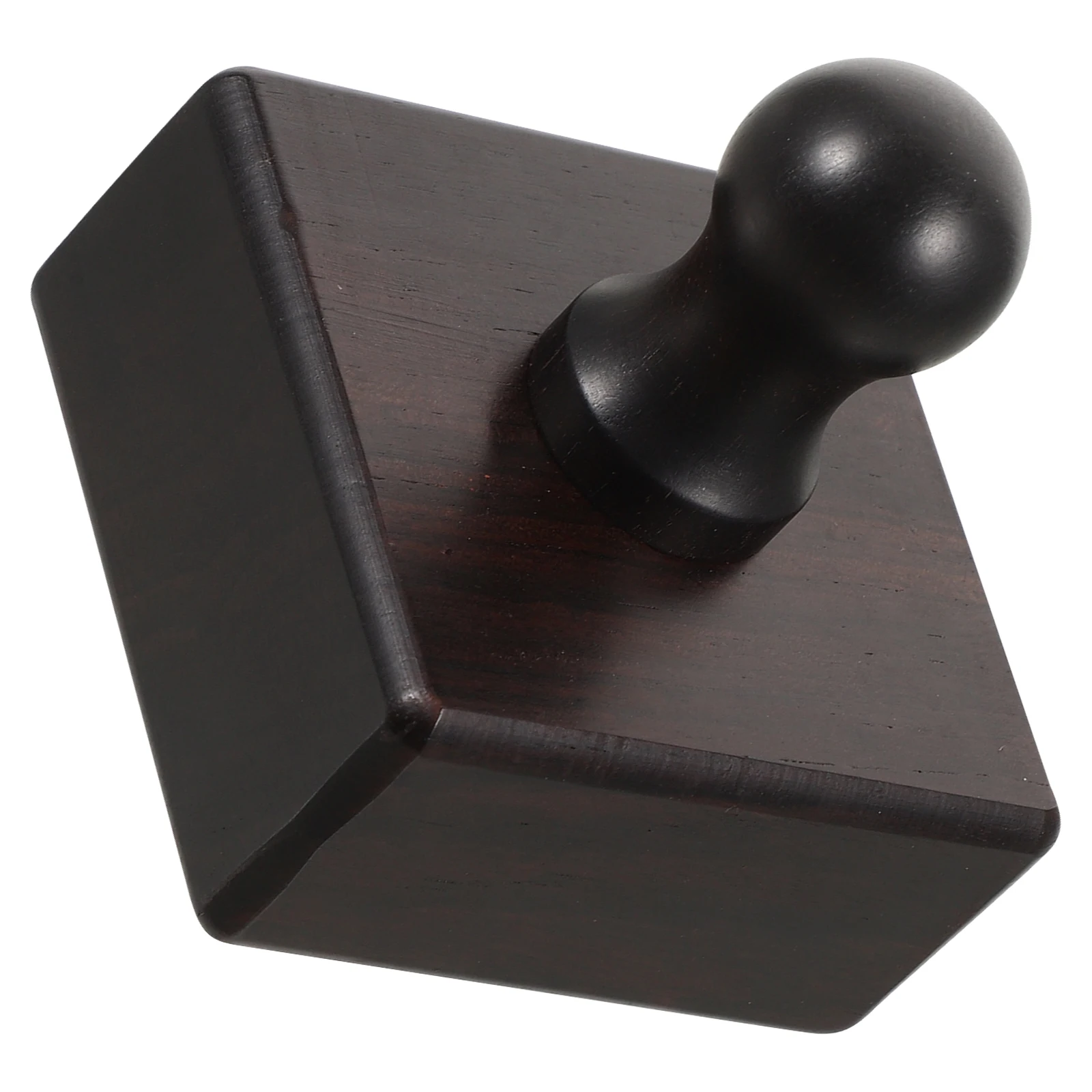 

Polishing Edge Sealing Tool Wooden Burnisher for Crafts Black Square Block DIY Handicraft Long Lasting Cost Effective