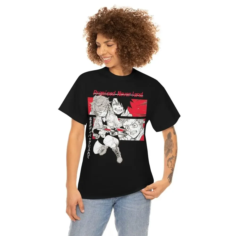 Promised Neverland New T-shirt,Anime,Emma, Ray,Norman,Yakusoku no Neverland