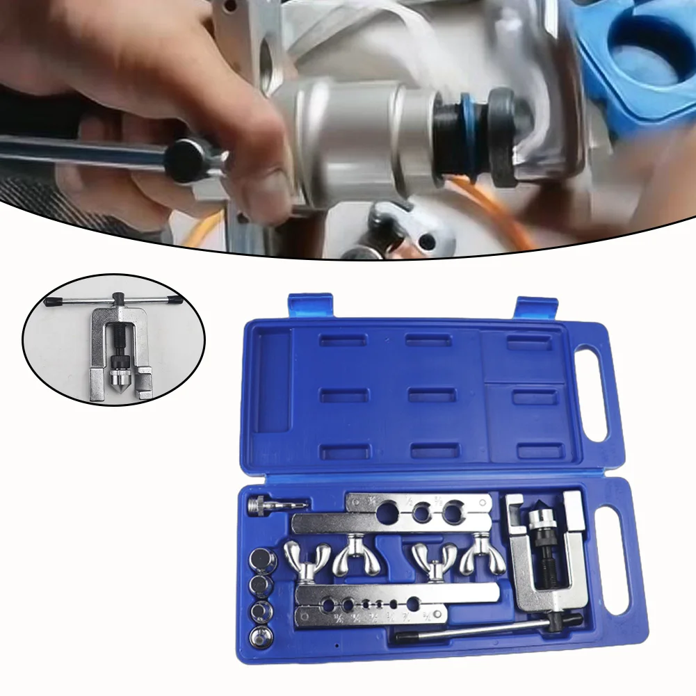 Imagem -05 - Refrigeração Queima Tool Kit Tubo Expansor para Reparação de ar Condicionado Cor Azul e Prata Aço Cromo Vanádio