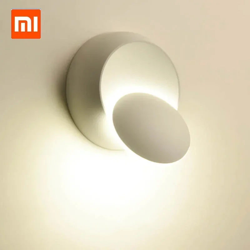 Xiaomi Mijia 6W Wall Led Light Decoration Bed Side Lamp for Bedroom Loft Sconce Light Adjustable 360 Rotatable Modern Smart Home