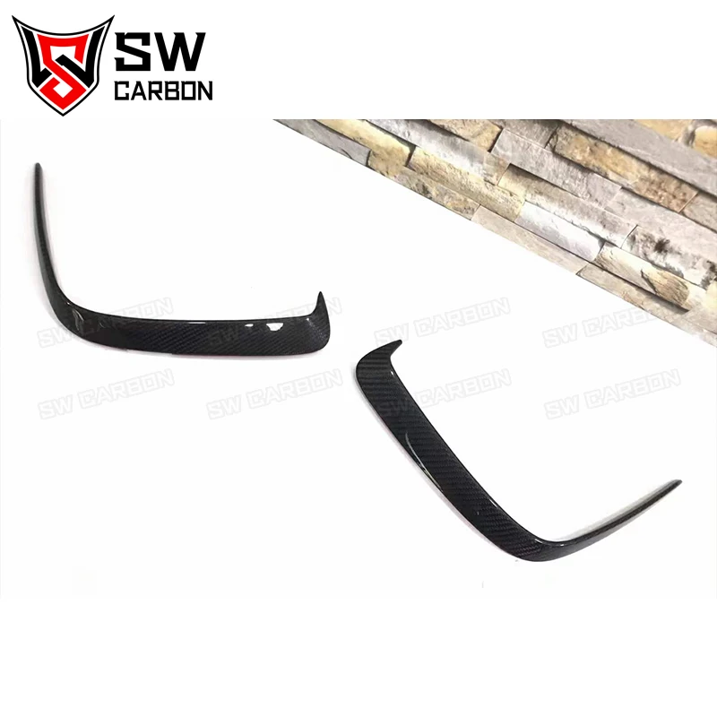 Carbon Fiber Rear Air Blade Duck Wing for Mercedes-Benz A-Class W176 A35 A45 Rear Bumper Splitter Fin Splitter Body Kit