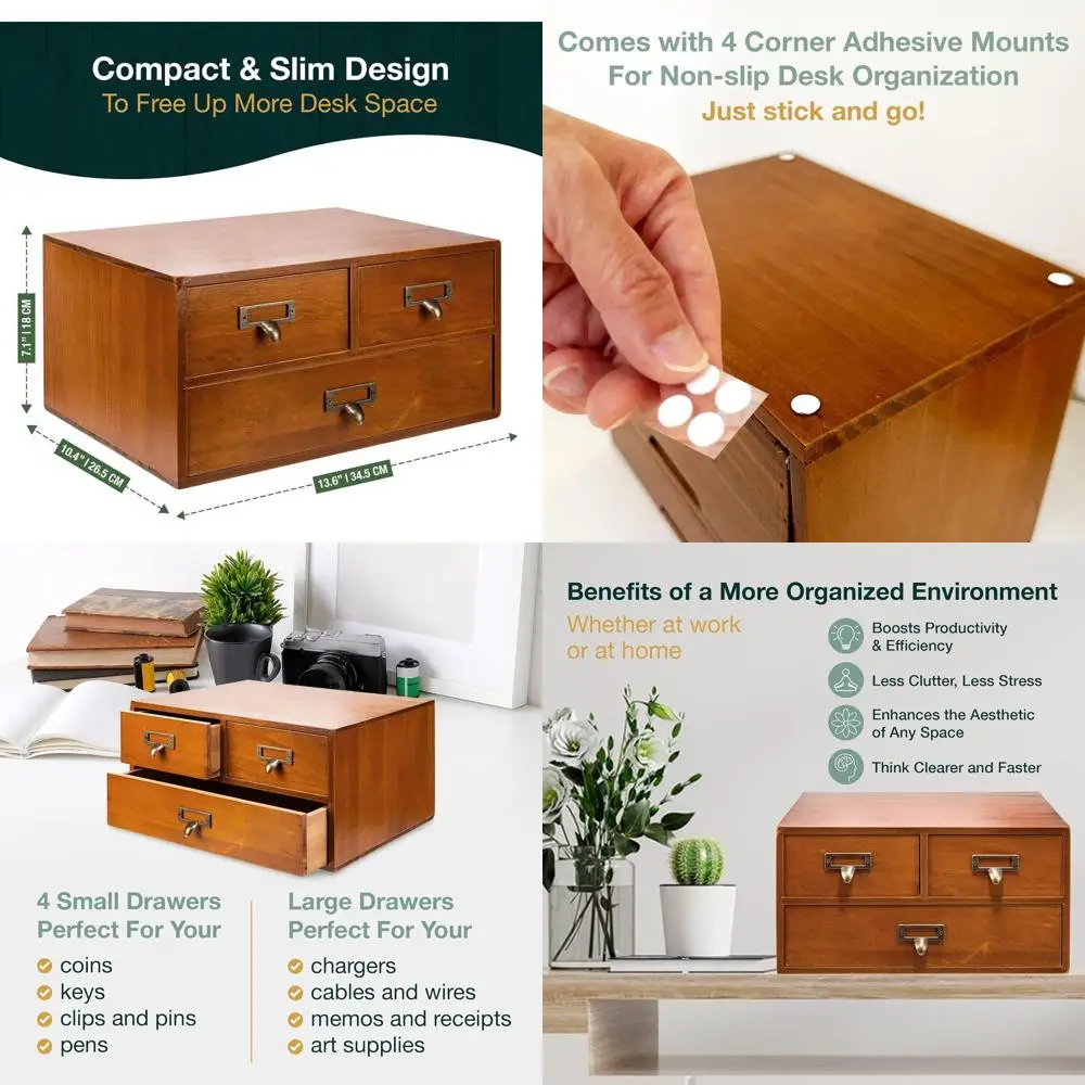 

Винтажный аптекарский шкаф из массива дерева с 3 ящиками — настольное хранилище в деревенском стиле с держателями для этикеток