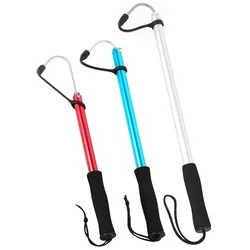 Telescopic Fishing Gaff Anchor hook Sea Fishing Spear Scalable Fish Grip Hook Stainless Steel Boat Ice Fishing Pesca