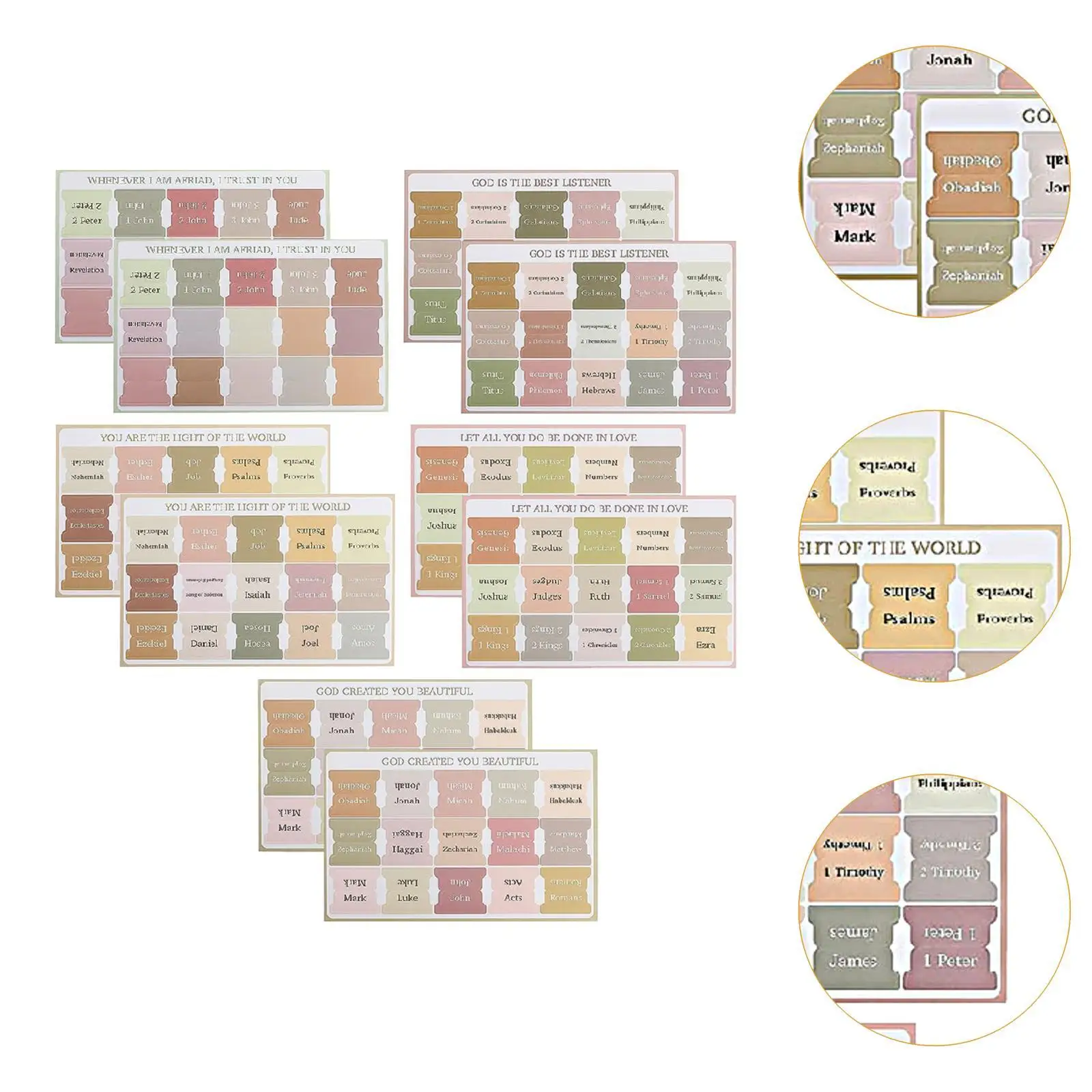 10 листов/150 вкладок, разделители для Библии, индексные вкладки, легко наносимые большие вкладки для Библии, этикетки для Библии, вкладки, закладки, наклейки для женщин и мужчин