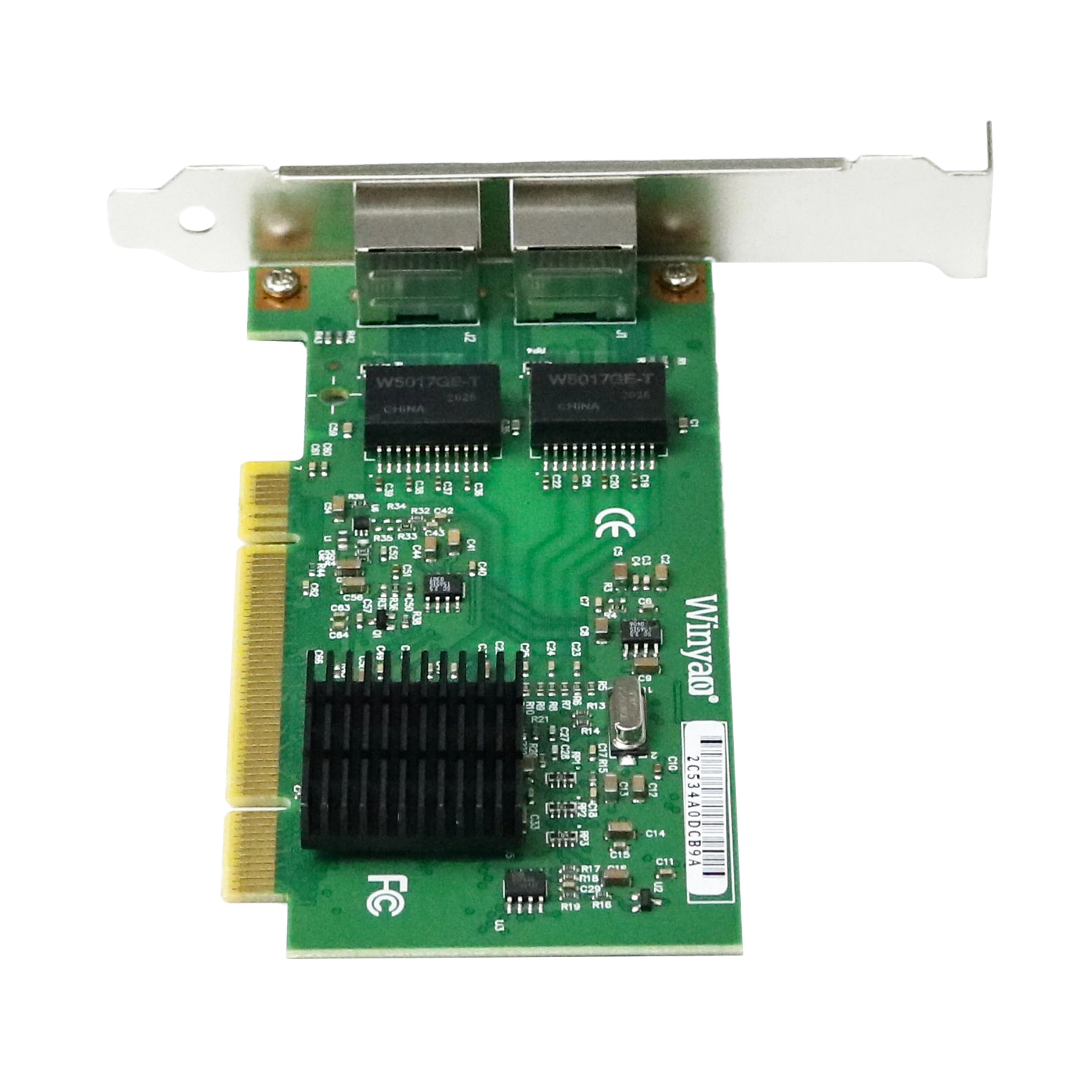 2channels Gigabit Video Capture Card with Loop Through 1000Mbps  PCIE*4 Support H264 for Video Streaming Game Capture
