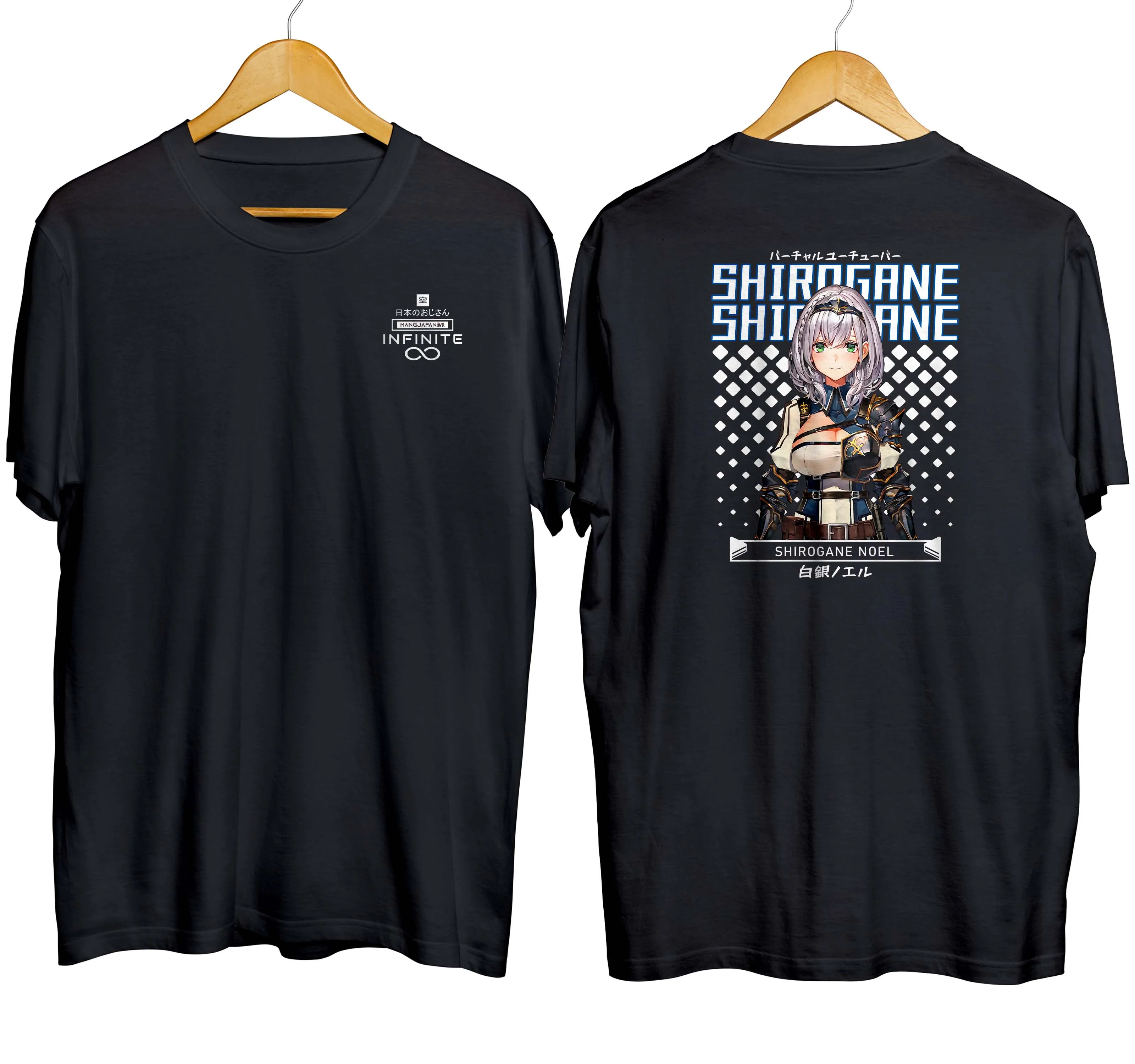 T-shirt distroanime vtuber SHIROGANE NOEL - HOLOLIVE JPN 100% cotton combed 30s