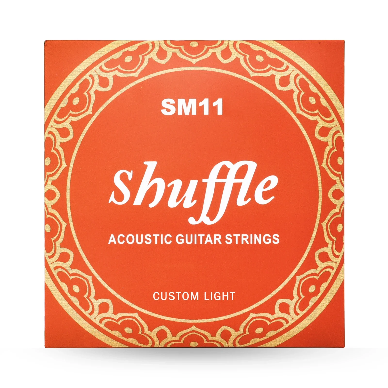 SHUFFLE SM11 6Pcs/Set Acoustic Guitar String Replacement Parts Acoustic Guitar Metals Strings Kit Musical Instrument Accessories