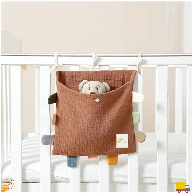 

Baby Bed Side Organiser Cotton Bed Storage Bagessentials Storage Bag Baby Hanging Bag For Baby Nappy Clothes
