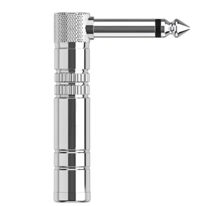 NALFI-6.5 Straight Bend Straight Plug 6.35 Male Tofemale Elbow Musical Instrument Access Plug Adapter