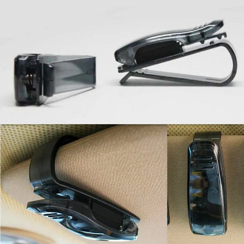 Universal Car Sun Visor Glasses Box Sunglasses Clip for Fiat 124 Spider 500 500C 500L 500X BRAVA Albea Bravo Doblo ducato MAREA