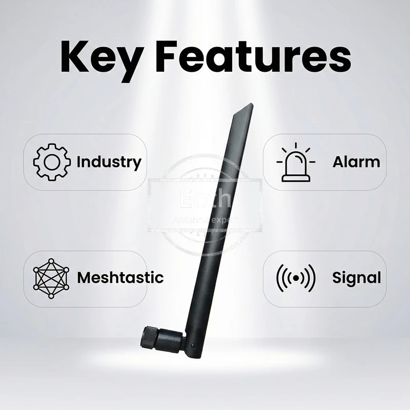 Eoth 5 Stück 2,4 GHz Gummiantenne Verstärkung 5 dBi SMA-Stecker PX4 auf SMA-Buchse Verlängerungskabel für Zigbee-Router Meshtastic-Netzwerk Largo – Detail 6