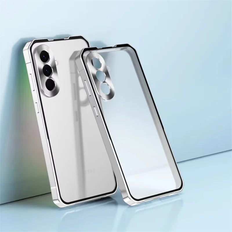 

Luxury Matte Backboard Metal Aluminum Alloy Frame Slim Phone Case For Samsung Galaxy A56 A36 A26 A16 5G Shockproof Protect Cover