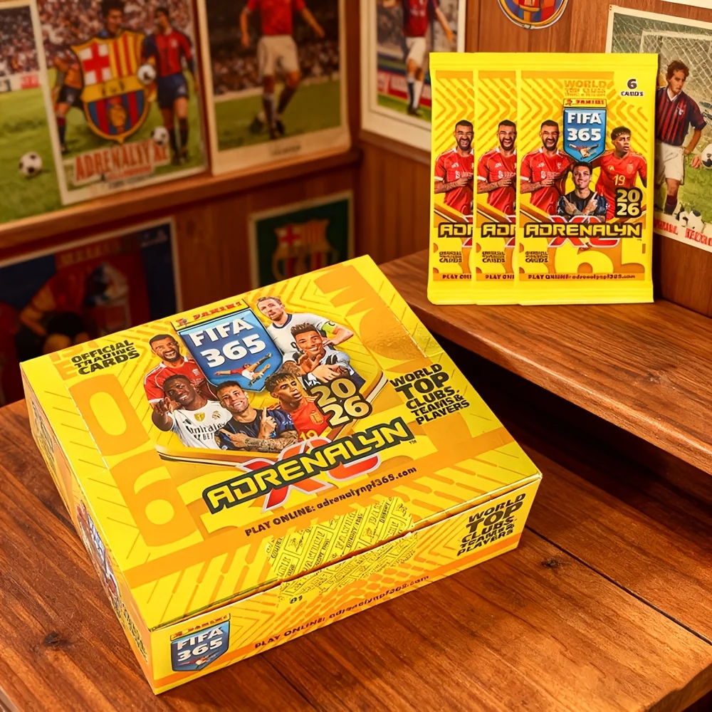 Randomly Selected 1pc/3pcs/5pcs PANINI Limited Edition FIFA 365 2026 Adrenalyn XL Fat Pack Official Player Card Packs - Detail 1