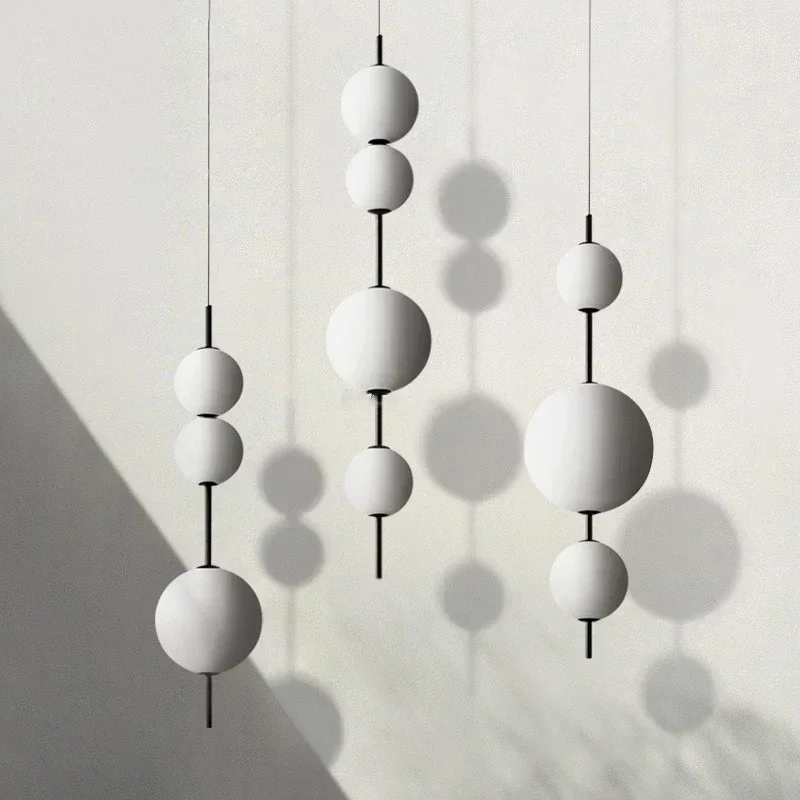 Lampe suspendue nordique Simple et créative, luminaire décoratif d'intérieur, idéal pour un salon, un café, un Bar, une chambre à coucher ou une table de chevet