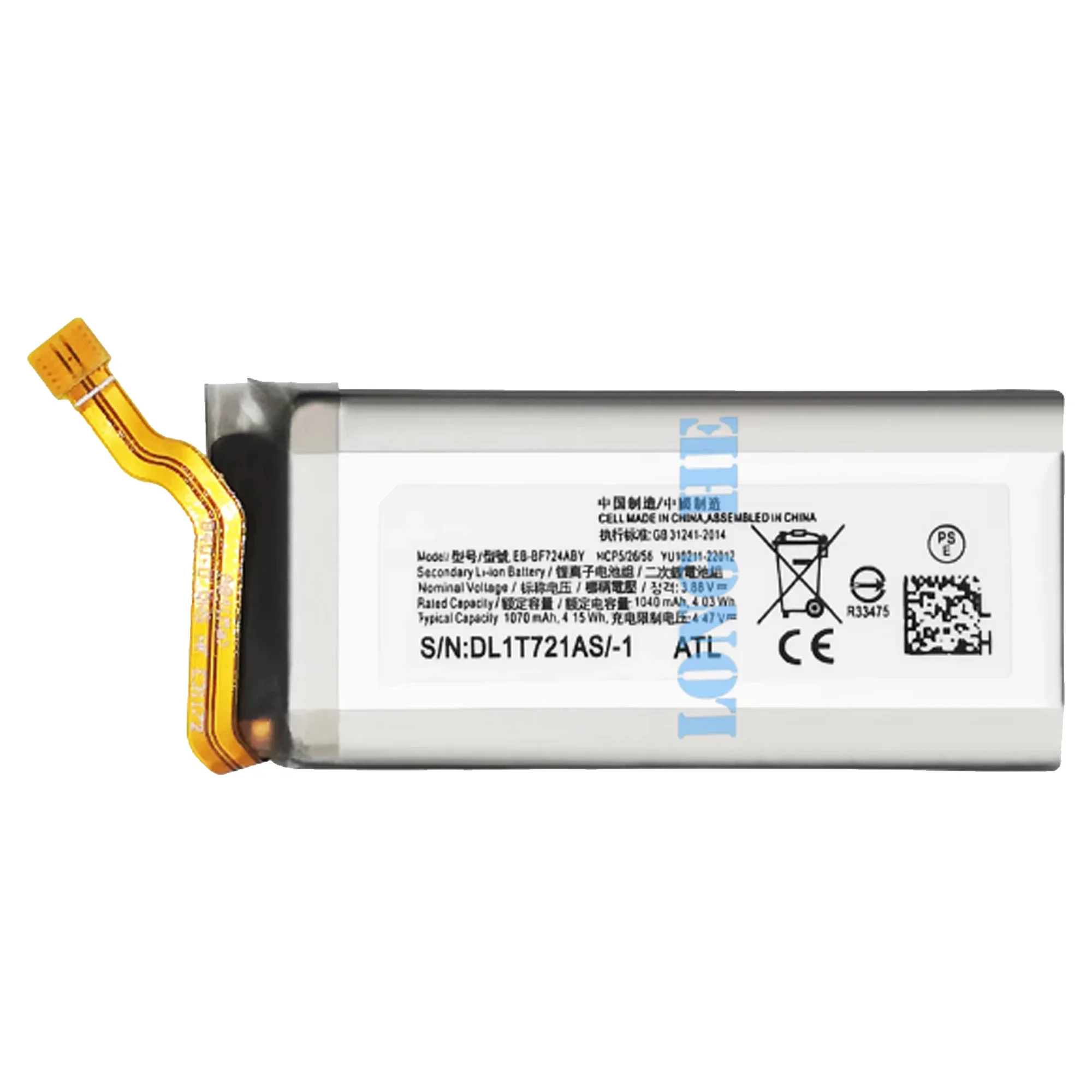 100% New Original Battery EB-BF724ABY EB-BF725ABY  For SAMSUNG Z Flip 4 Battery + Free Tools