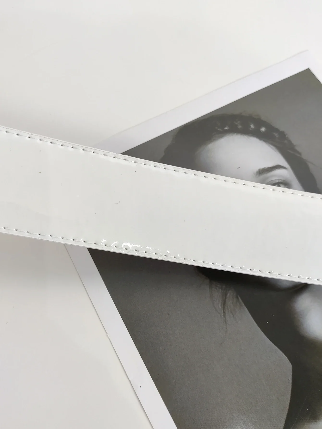 AAA137Designer Für Frauen Hohe Qualität Patent Leder Weibliche Gürtel Schwarz Korsett Gürtel 5cm Bund Rot Weiß Quadratischen Mund mode – Detail 12