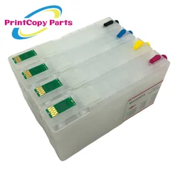 1Set 676XL Refill Ink Cartridge with Permanent Chip for Epson WP-4010 WP-4020 WP-4023 WP-4090 WP-4520 WP-4530 WP-4533 4540 4590