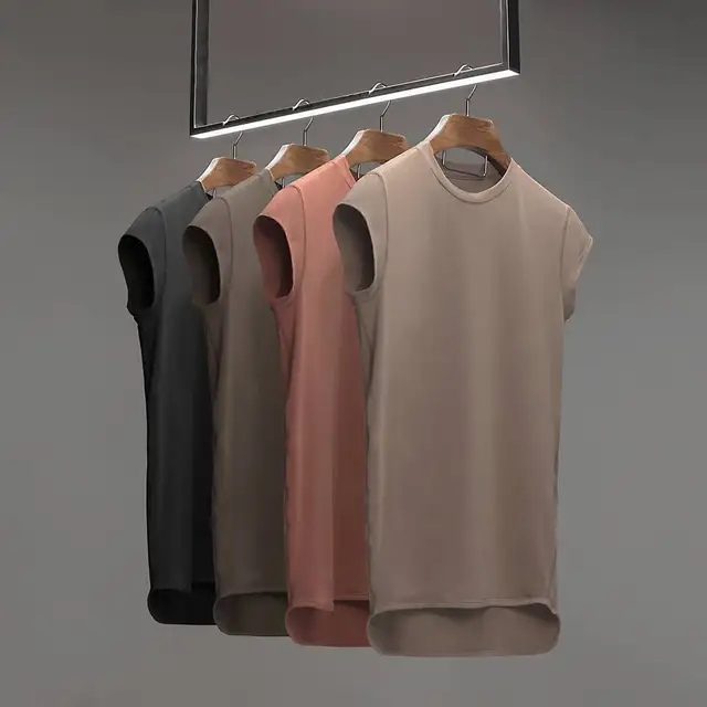 Koszulka z rękawem w kształcie skrzydła nietoperza mężczyźni trening siłownia t-shirty Fitness Moto Biker topy hiphopowy sweter odzież męska