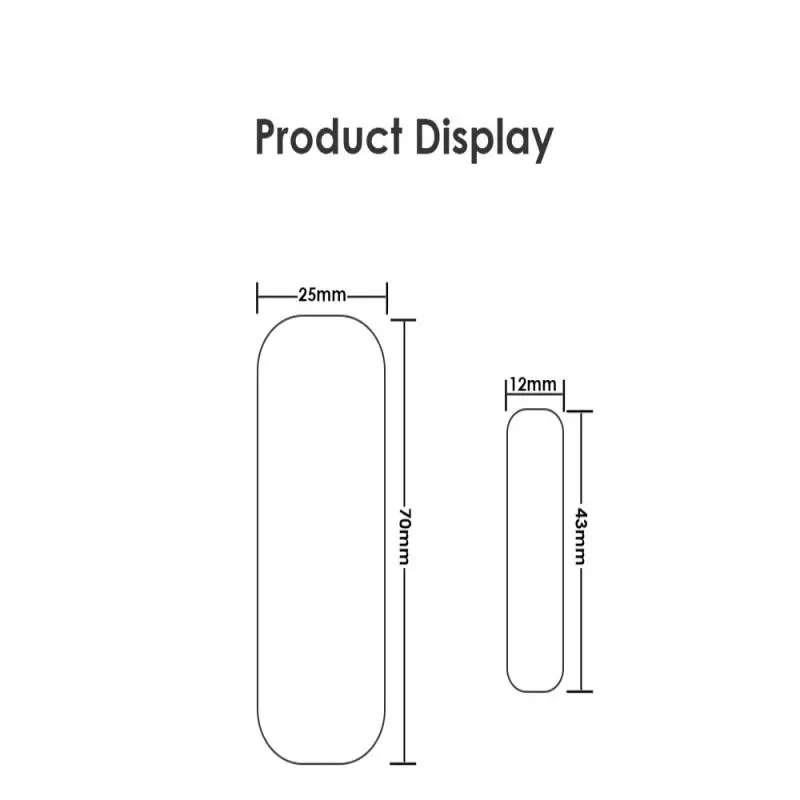 Imagem -02 - Aubess-sensor Inteligente de Porta e Janela Detectores de Segurança Controle Via Alexa Google Home Tuya Zigbee 3.0 Aplicativo Smart Life