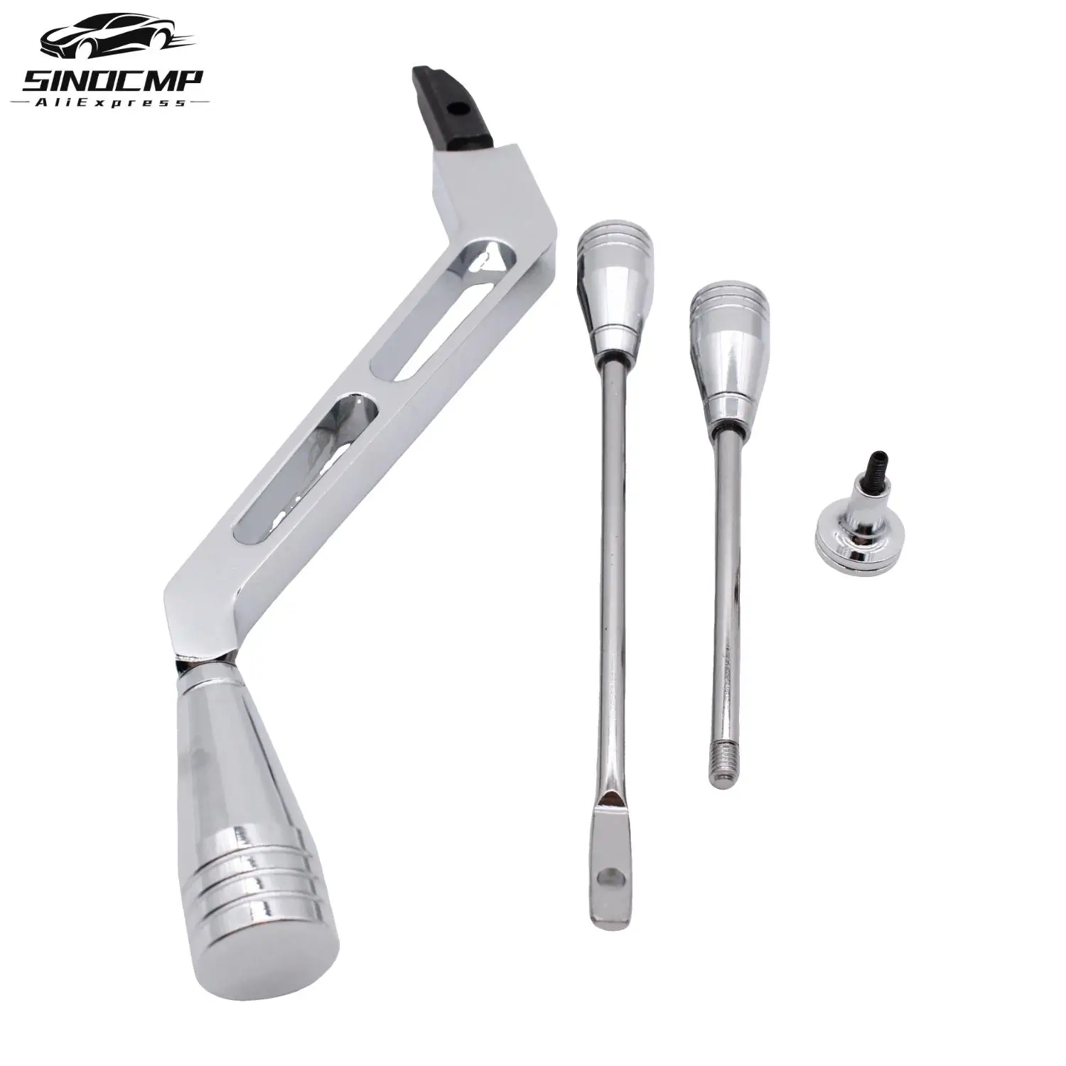 

Polished Billet Aluminum Column Shifter Lever Turn Signal Hazard Tilt For Chevrolet GMC Buick Oldsmobile Pontiac Cadillac