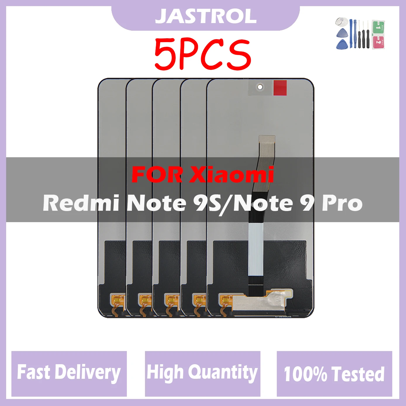 

5Pcs/Lot LCD Display Screen for Xiaomi Redmi Note 9 Pro Note 9S Note9 Pro M2003J6B2G LCD Display Touch Screen Digitizer Panel