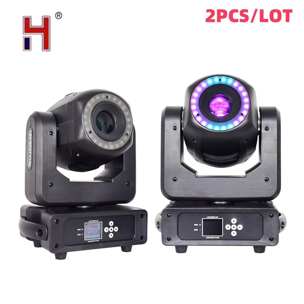 HongYi Moving Head Stage Lights 150W DJ Controller Lampki LED Lyre Projector Sound Activated Lights For Disco Party Club Wedding