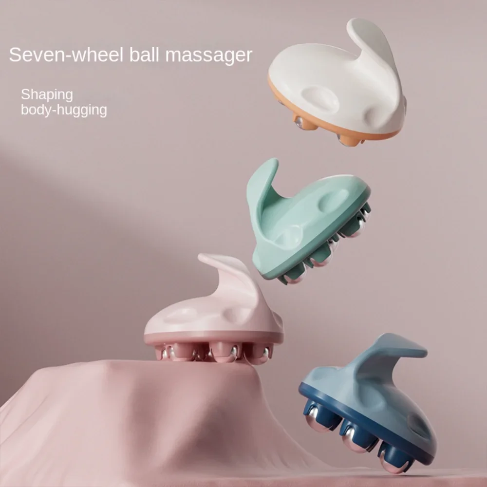 

Ручной 7-стальной магнитный шарик, ручной роликовый массажер на 360 градусов для массажа от целлюлита, массажный шарик для глубоких тканей для всего тела