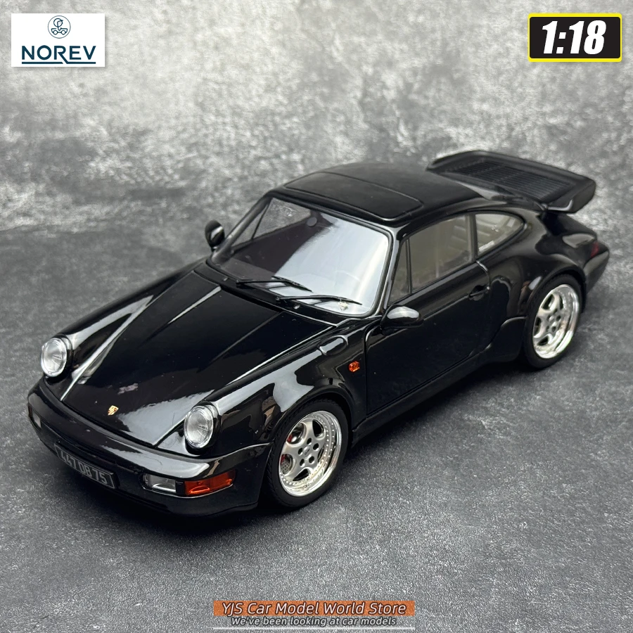 NOREV, schaalmodel 1/18, Porsche 911 Turbo 3.6, 1994, statisch automodel, gegoten model, decoratie, cadeau voor de feestdagen, verzamelobject.